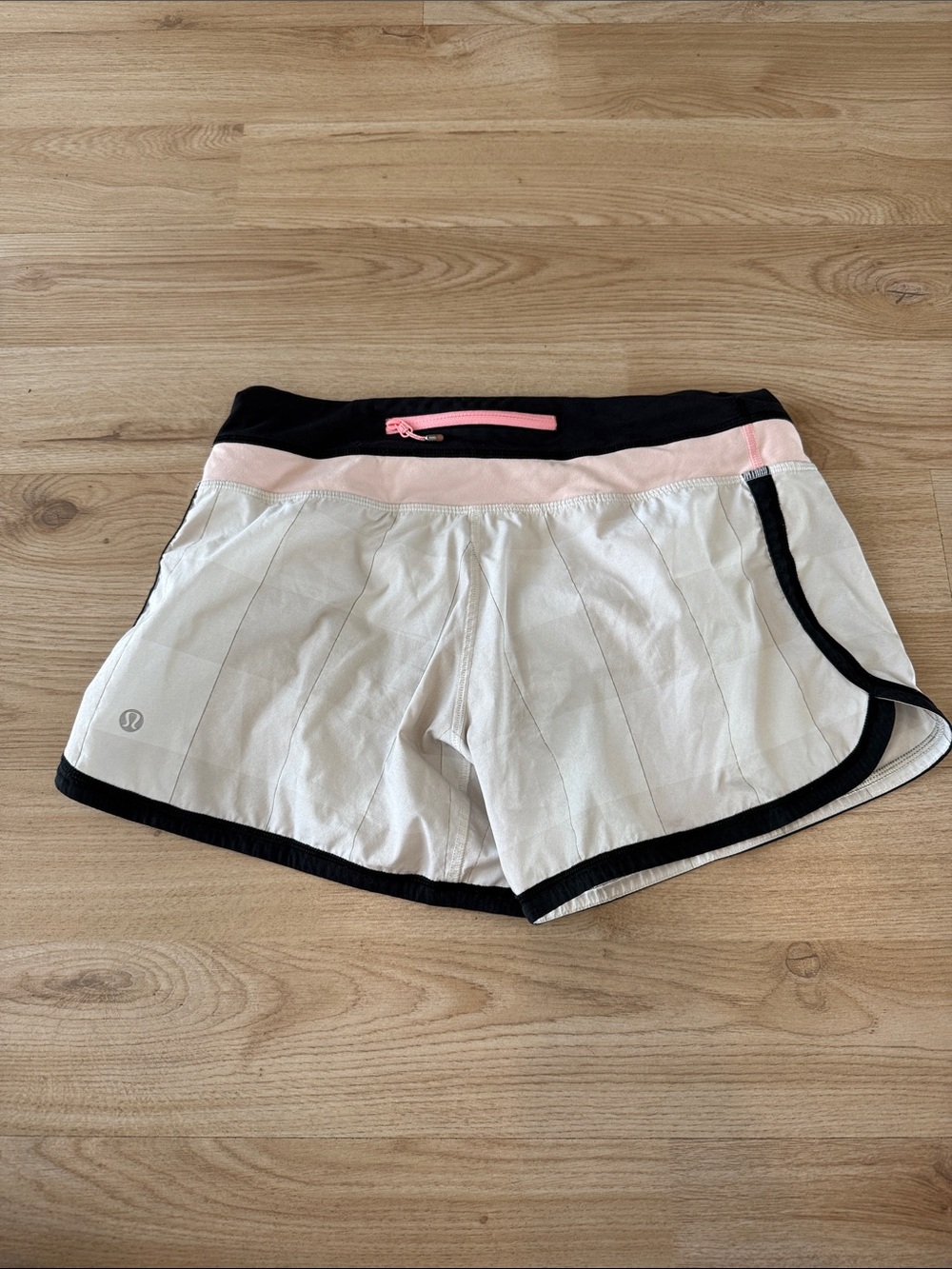Women’s Athletic Speed Up Shorts with Black & Pink Trim - Picture 2 of 2